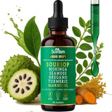 SCORDOM Soursop Bitters bottle front showing vegan 10-in-1 blend