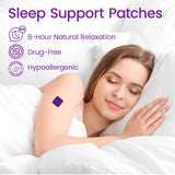 Parche Scosvvi para sueño: aplicación en brazo para relajación nocturna.