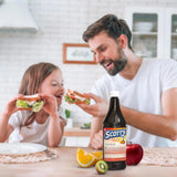 Botella SCOTT'S EMULSION, fórmula tradicional con sabor moderno para la rutina familiar.