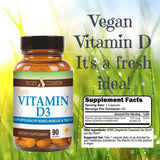 Capsula vegana de Script Essentials Vitamina D3 5000 UI derivada de líquen.