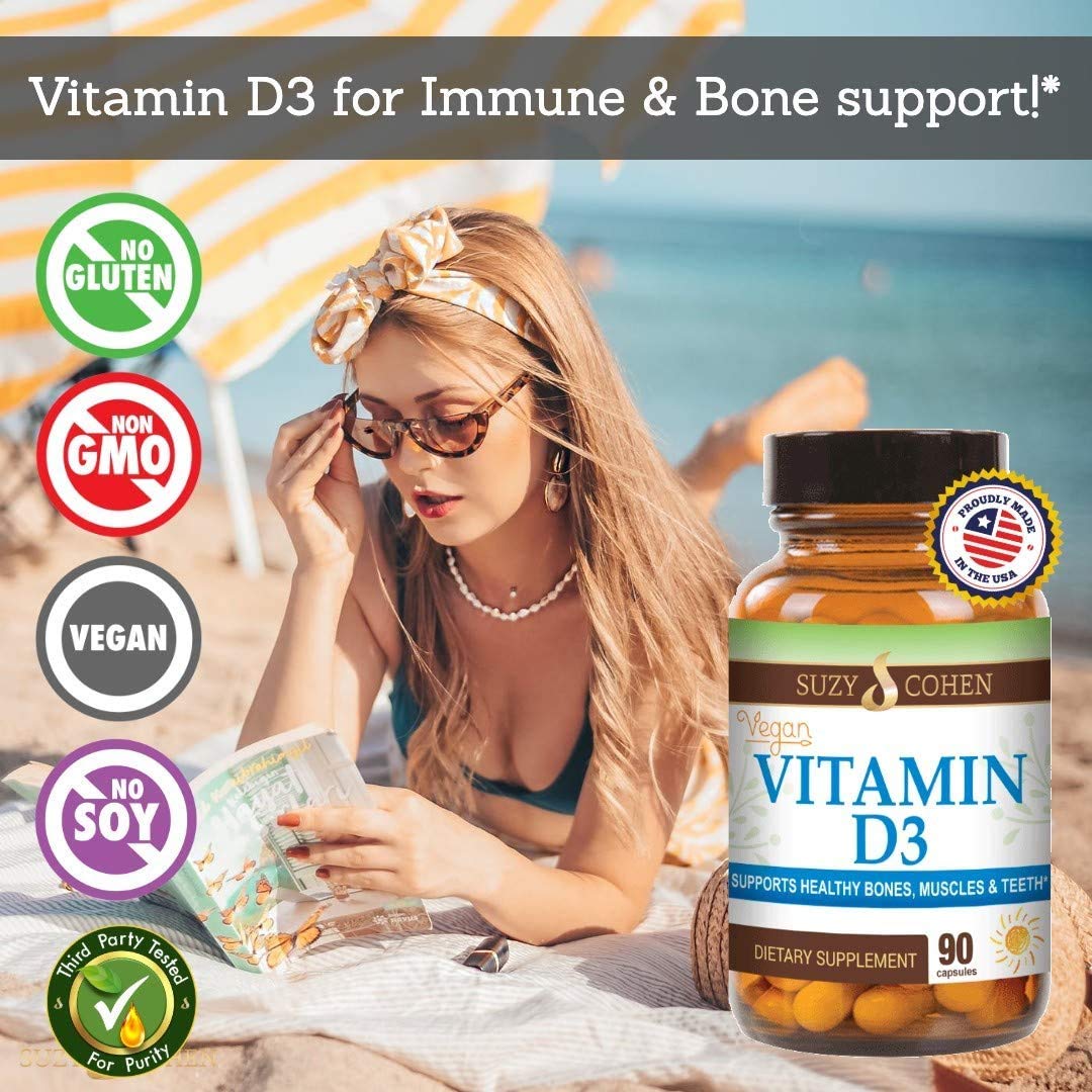 Vitamina D3 derivada de líquen, de Script Essentials para veganos.