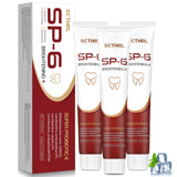 SP-6 SCTHRL pasta probiótica sin fluoruro con blanqueado suave para dientes.
