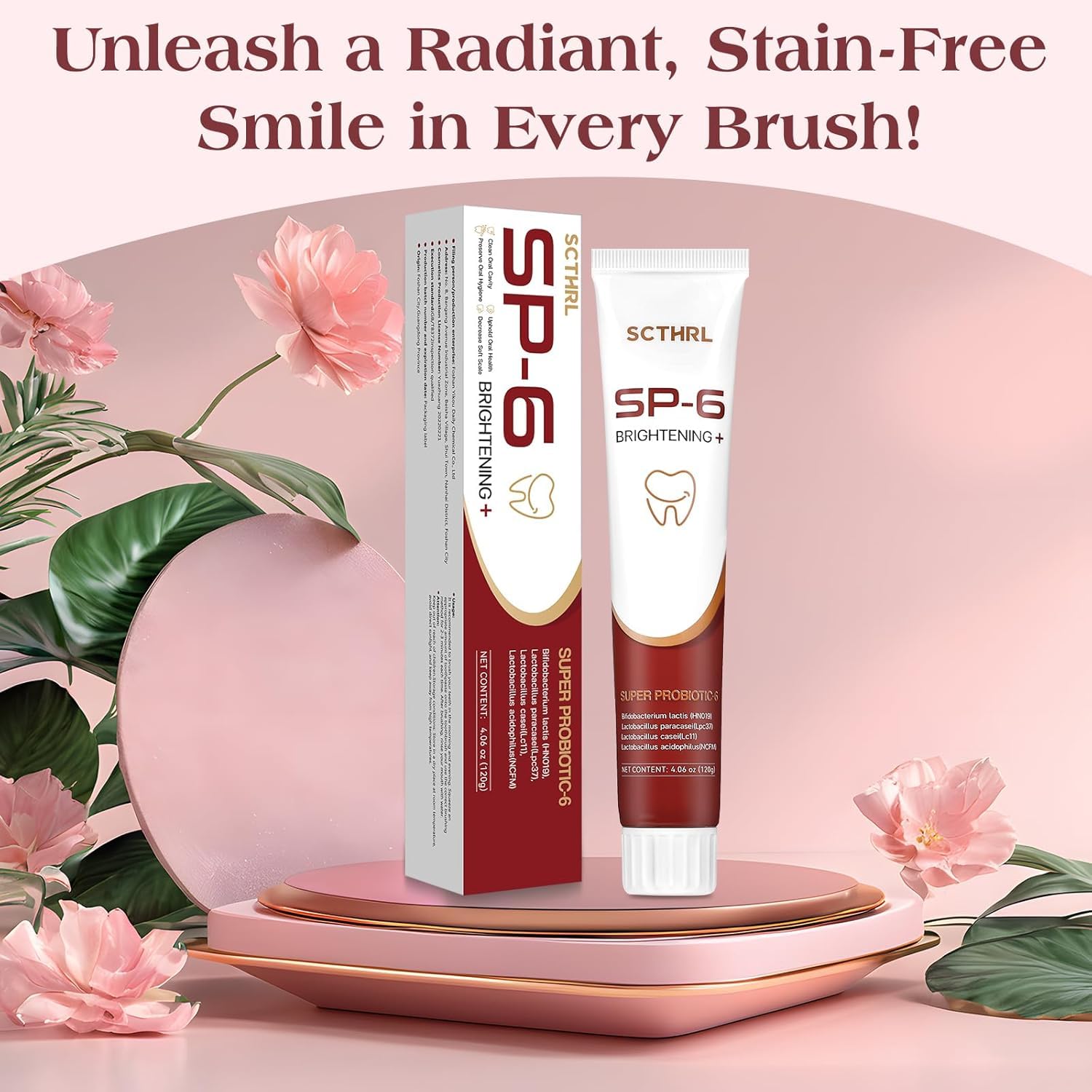Uso diario SCTHRL SP-6 potencia limpieza suave y protección.