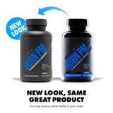 Sculpt Nation Burn PM: vista trasera, resume ingredientes clave para apoyar sueño y metabolismo.