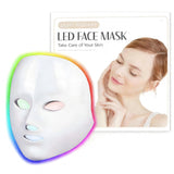 SDKWDH mascarilla de luz facial con siete colores para uso diario en casa