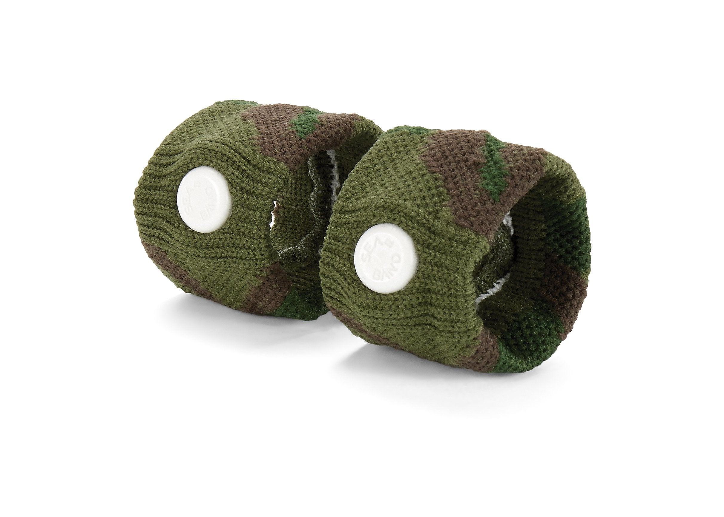 Detalle del punto de acupresión P6 Nei-Kuan de Sea-Band para aliviar náuseas.