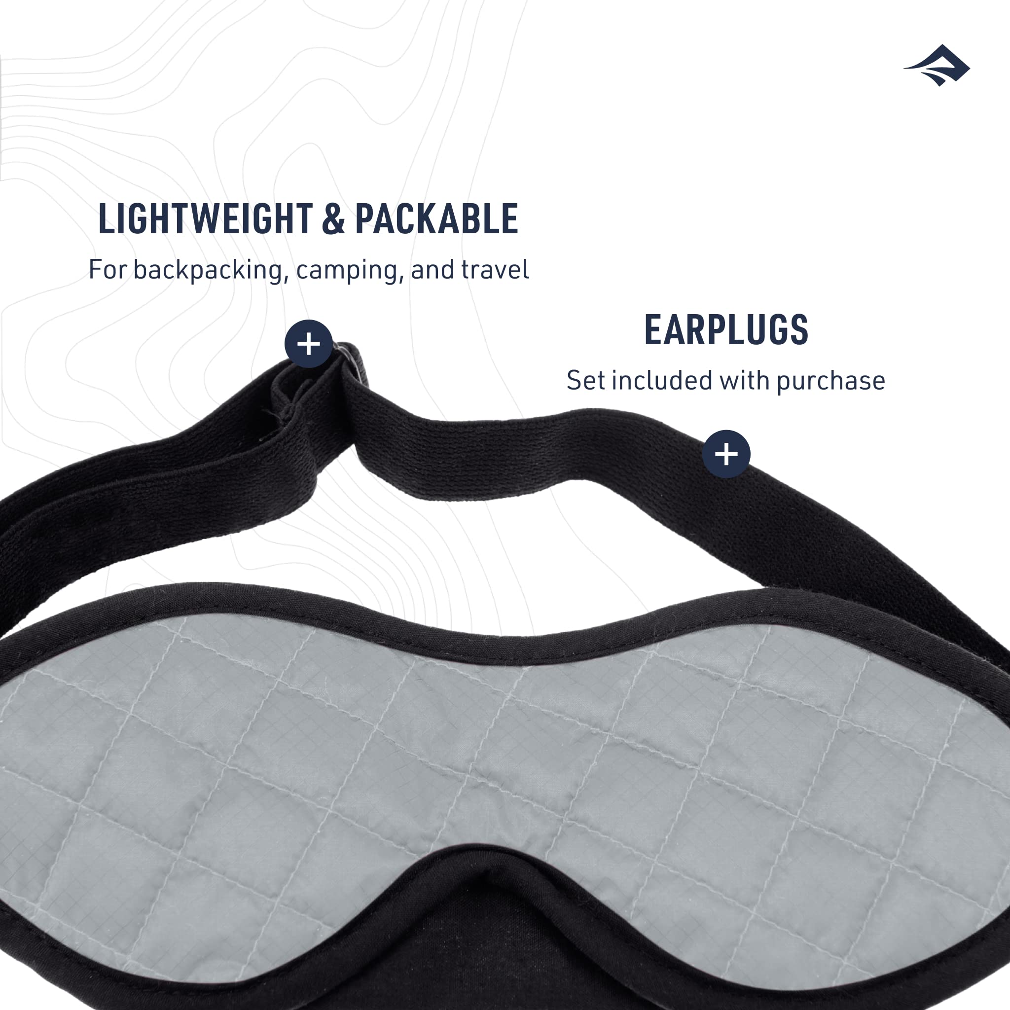 Sea to Summit antifaz de dormir en viaje: forro de microfibra suave para mayor confort