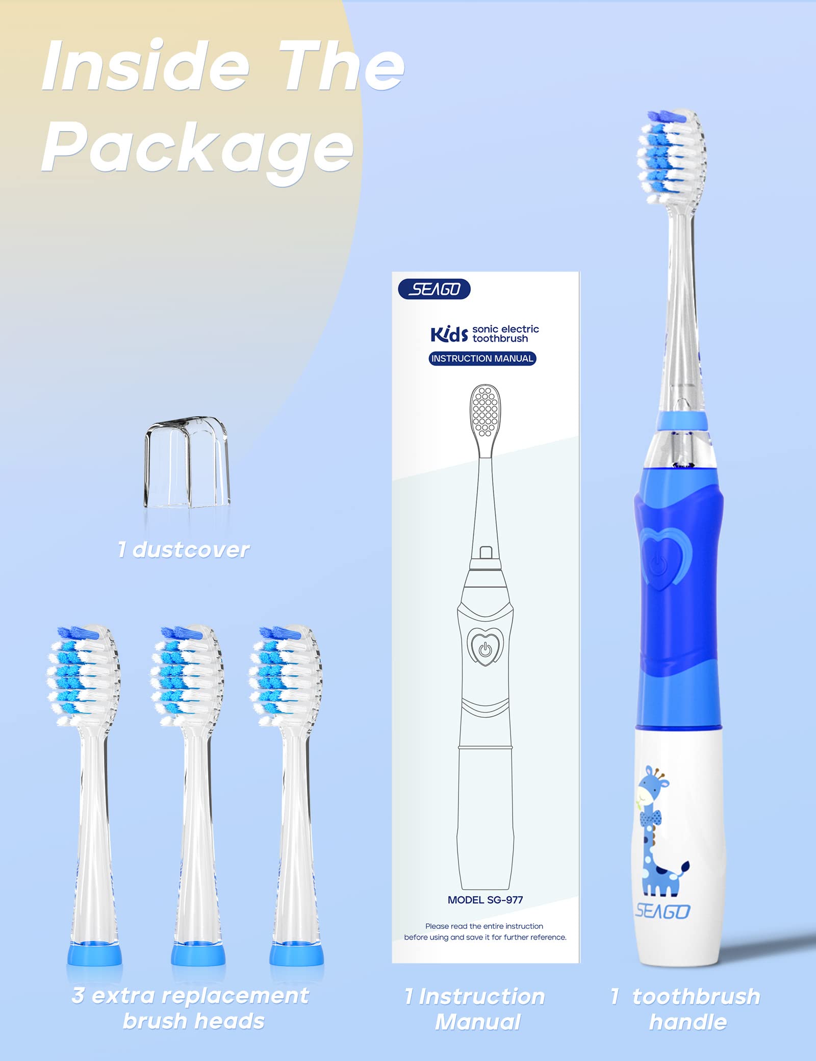 SEAGO SG977 IPX7 resistente al agua para el baño