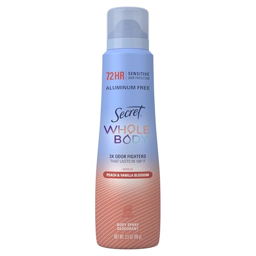 Secret desodorante frasco 3.5 oz, formato práctico para diario o viaje.