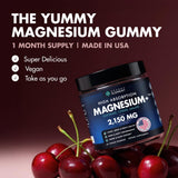 Secret Element Magnesium Gummies sabor cereza, delicioso complemento diario.