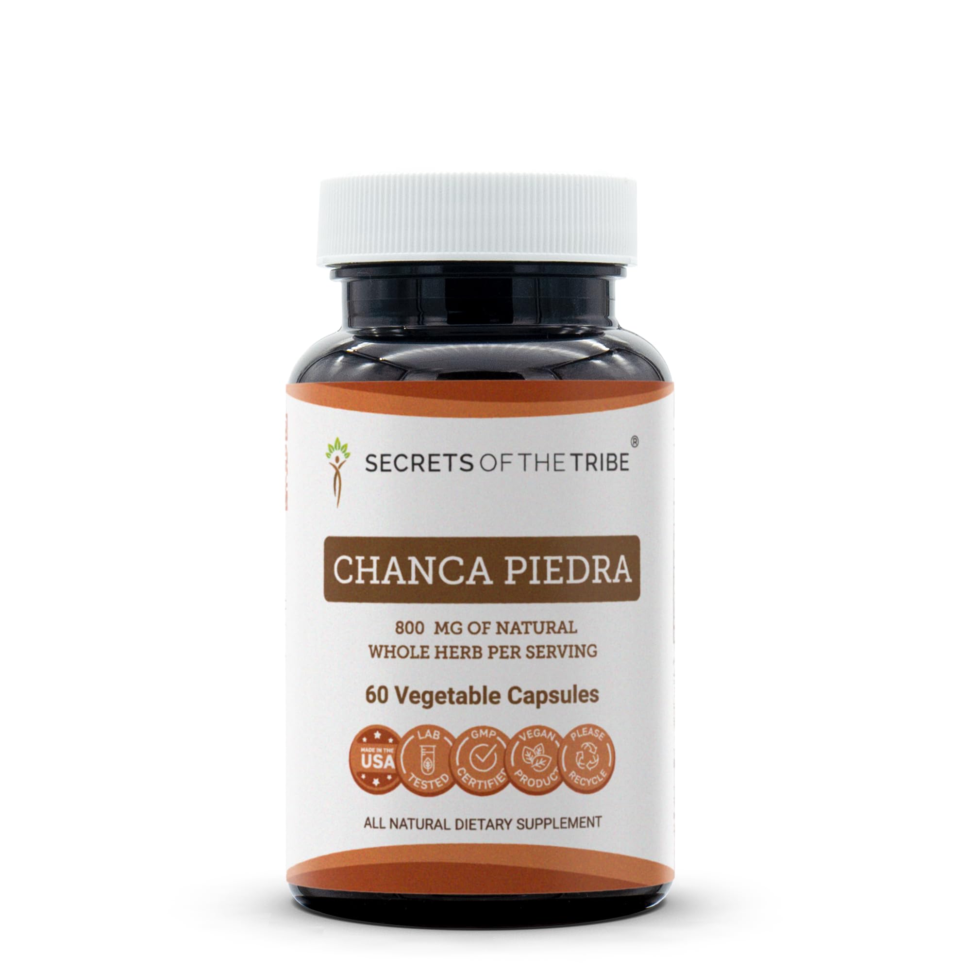 Secrets of the Tribe: botella de cápsulas vegetales para uso diario