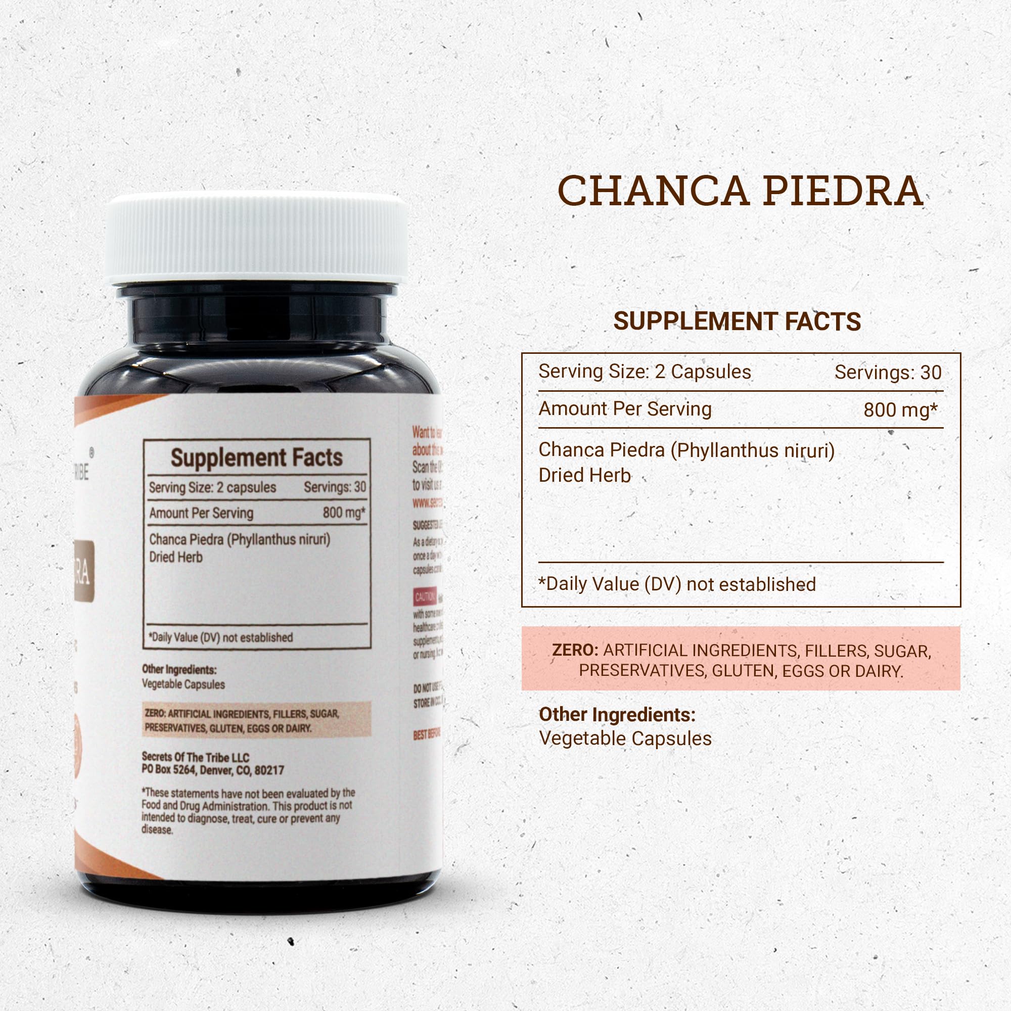 Secrets of the Tribe: cápsulas vegetales para absorción fácil