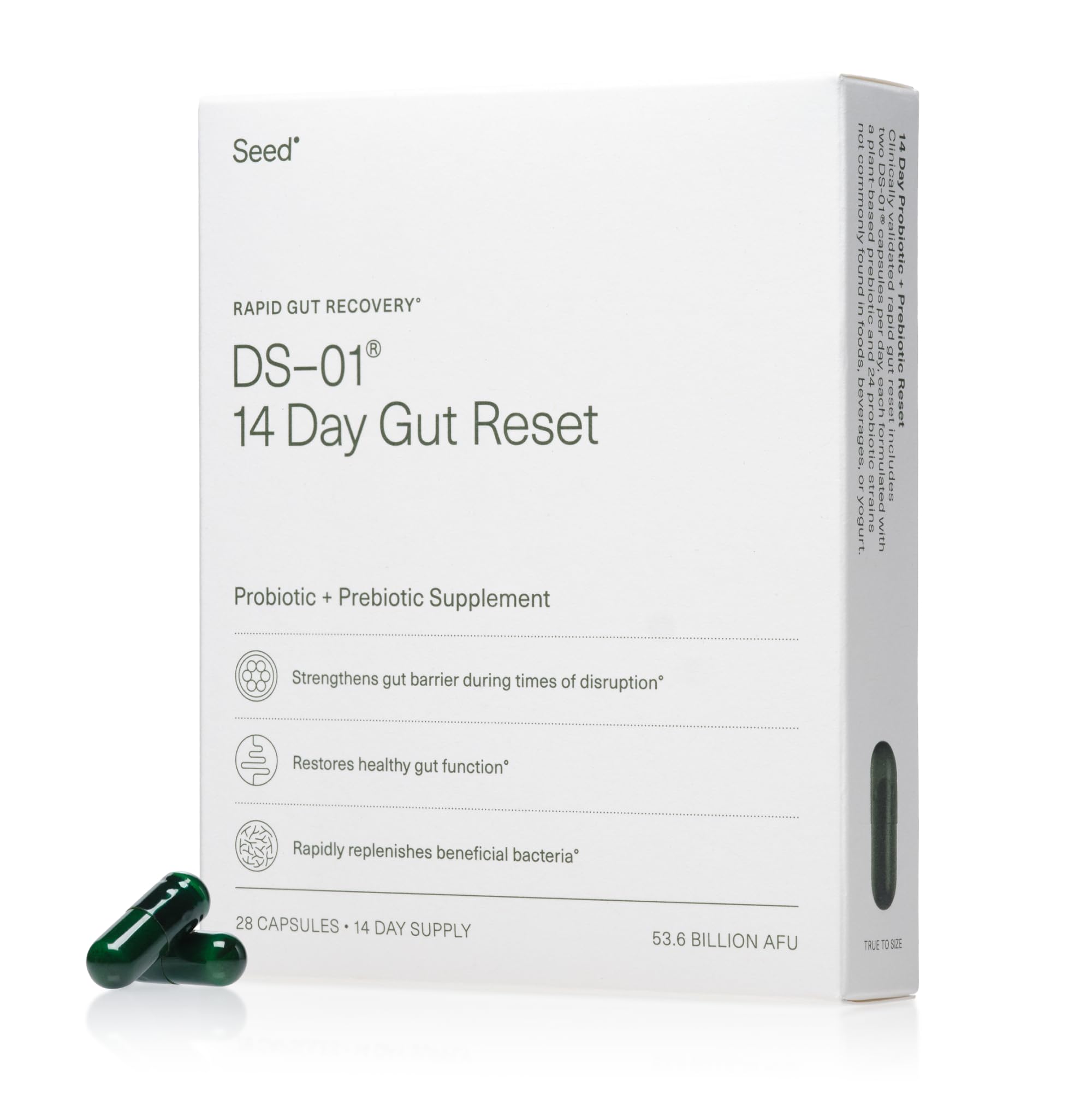 Seed 14 Días reinicio intestinal: cápsulas equilibran la microbiota