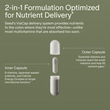 Seed DM-02: empaque frontal que destaca vitaminas y beneficios.