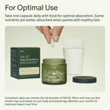Seed DM-02: etiqueta nutricional que muestra 20 micronutrientes esenciales.