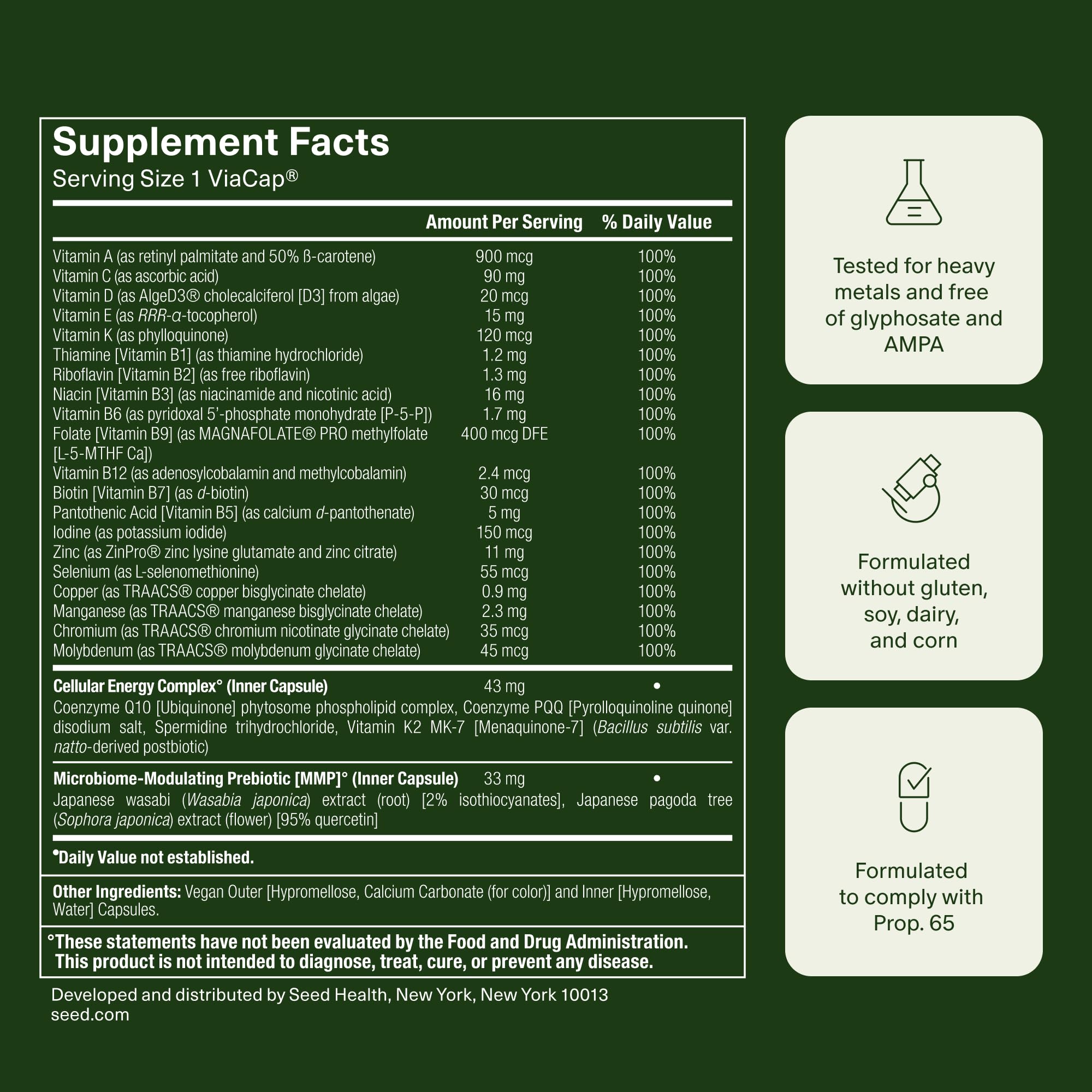 Seed DM-02: verificación de calidad y pruebas de seguridad.