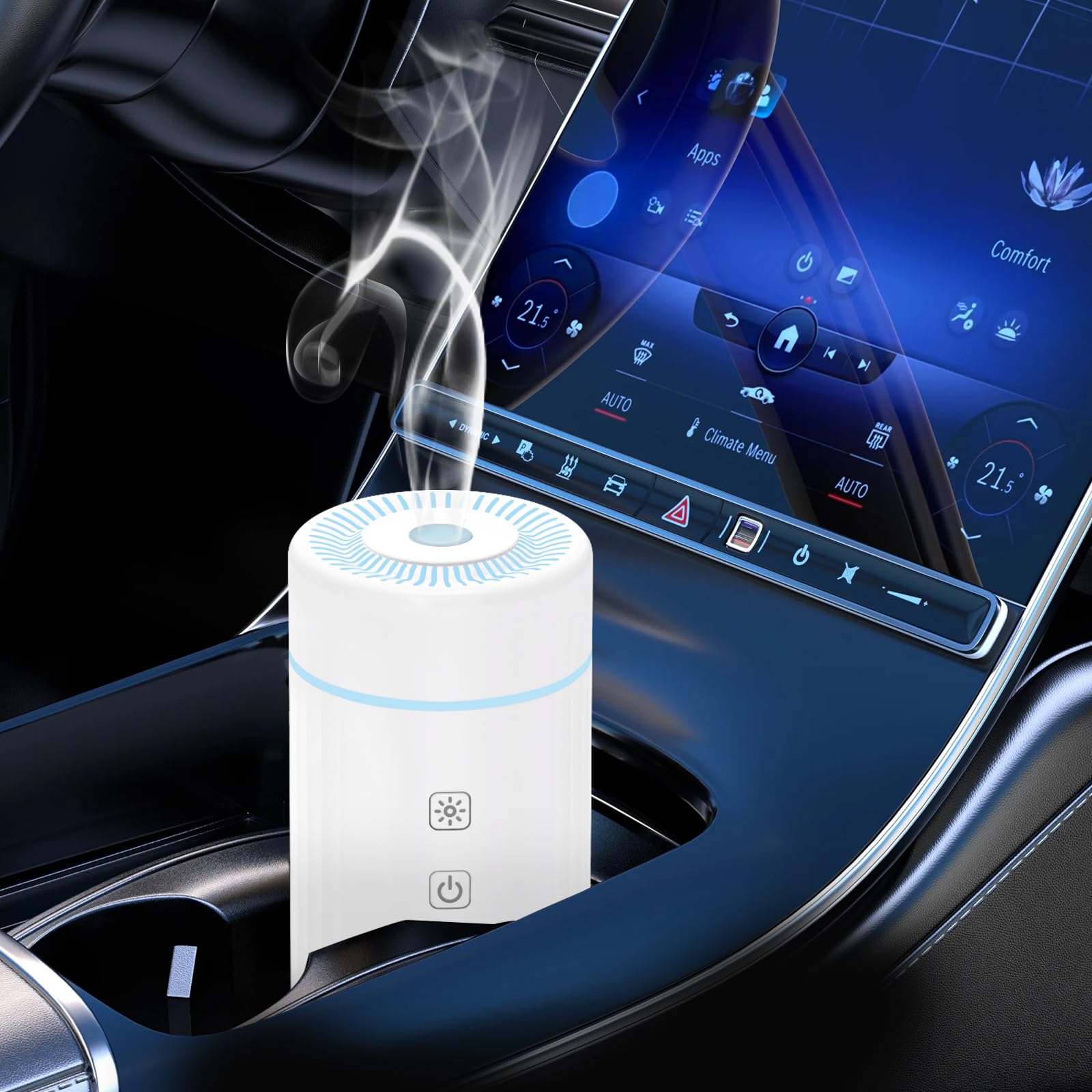 SEEDSEEL difusor para coche 100 ml con aroma suave para viaje.