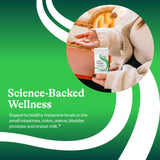 Seeking Health DAO Enzyme etiqueta detalle, diseño legible para seguimiento de dieta