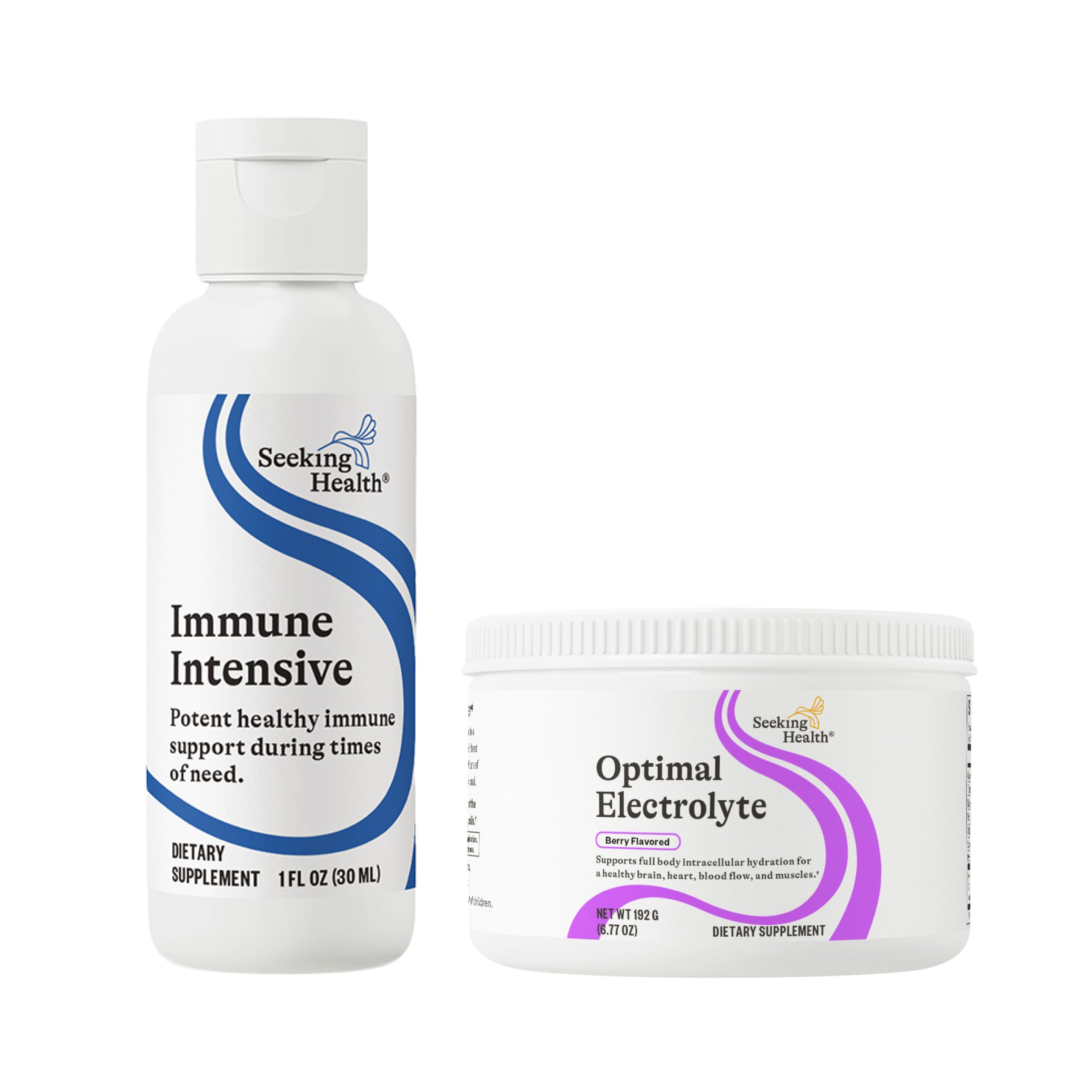Seeking Health Immune Intensive: empaque sostenible para reducir residuos.