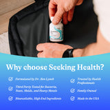 Glutatión Plus de Seeking Health: opción vegetariana para el bienestar diario.