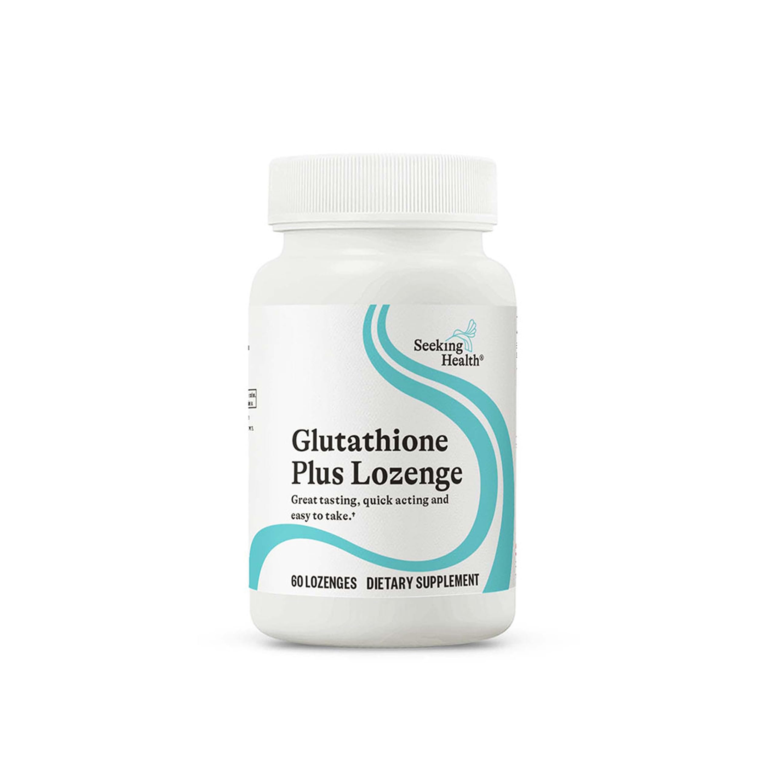 Pastillas Seeking Health Glutathione Plus en botella, apoyo al sistema inmune