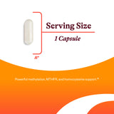 Seeking Health L-Metilfolato 1mg – etiqueta clara con dosis e información