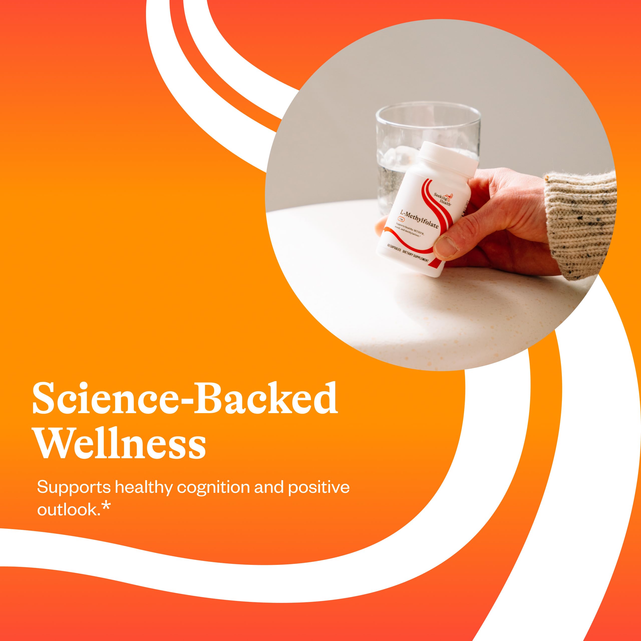 Seeking Health L-Metilfolato 1mg – tabla nutricional con datos de dosis