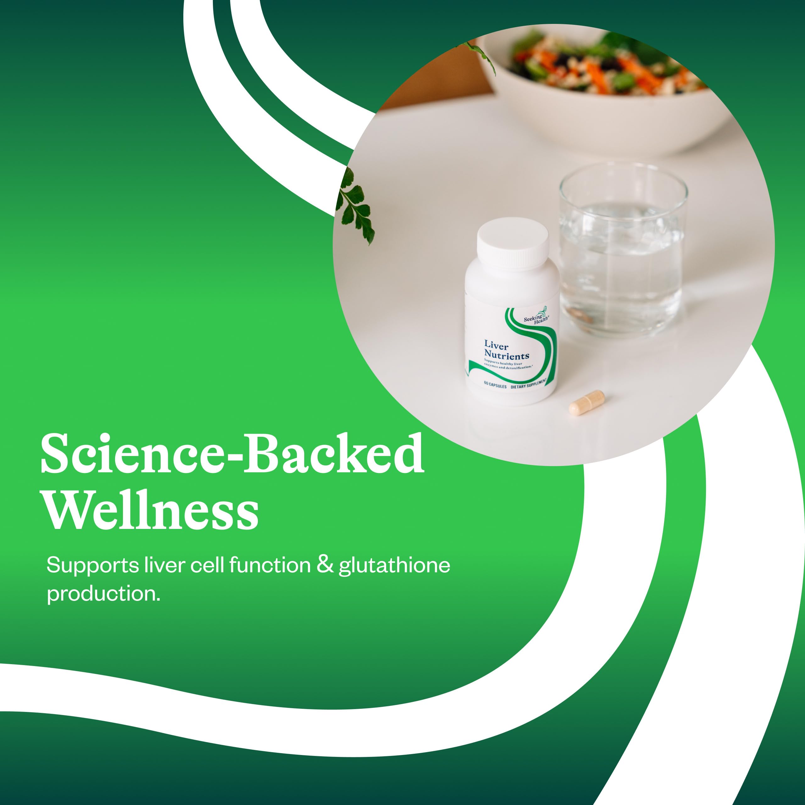 Seeking Health Liver Nutrients: tomar una cápsula con agua al inicio del día.