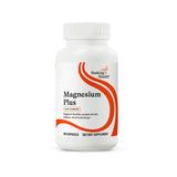Seeking Health Magnesium Plus bote con cápsulas para apoyo óseo y descanso.