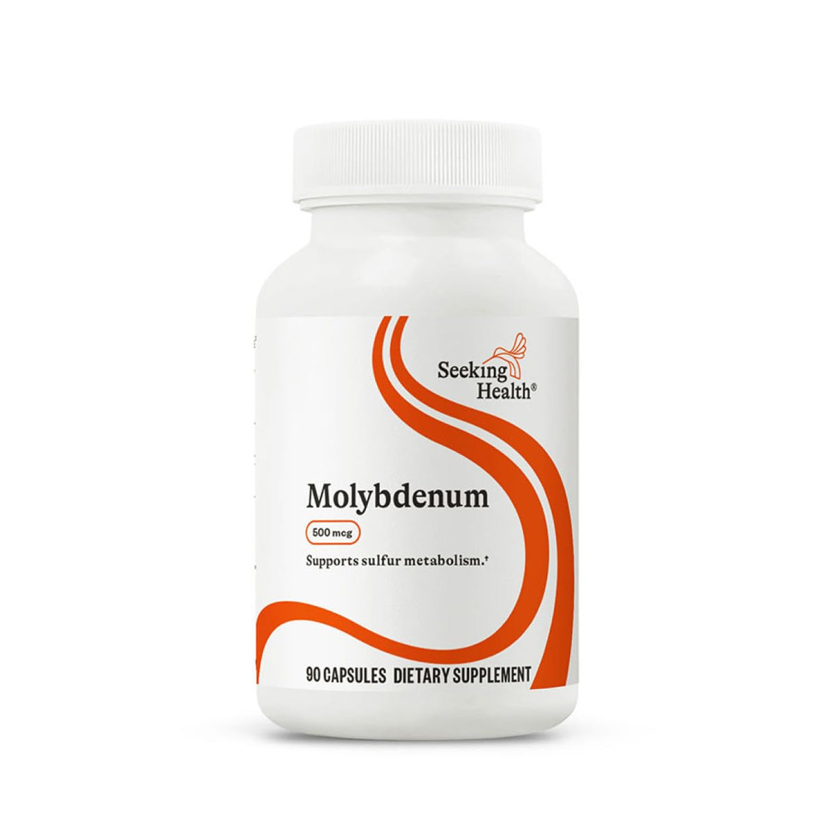 Seeking Health Molibdeno Glycinato en botella, apoyo diario al metabolismo de sulfitos.