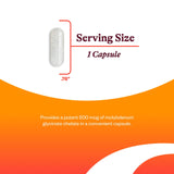 Envase vegetariano de Seeking Health Molibdeno Glycinato para dietas veganas.