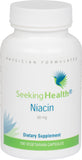Seeking Health Niacin, botella-vertido: posible apoyo a energía diaria y salud de la piel.