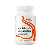 Seeking Health One Sensitive, botella de cápsulas, apoyo antioxidante diario.