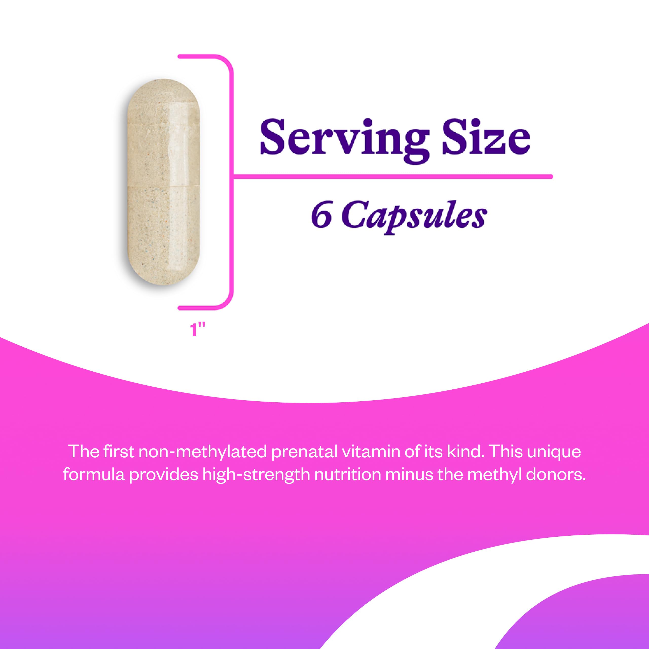 Seeking Health Optimal Prenatal MF: folato verdadero y B12 no metilada en fórmula