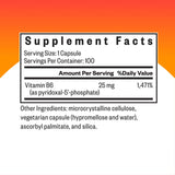 Etiqueta de Seeking Health P-5-P muestra la forma activa para metabolismo