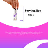 Seeking Health Electrolyte Sticks sabor frutos rojos, paquete frontal mostrando el producto