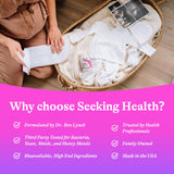 Envase compacto y seguro de Seeking Health MF para viajes