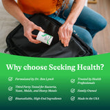 Producto para vida activa: Seeking Health Saccharomyces boulardii cabe en bolso