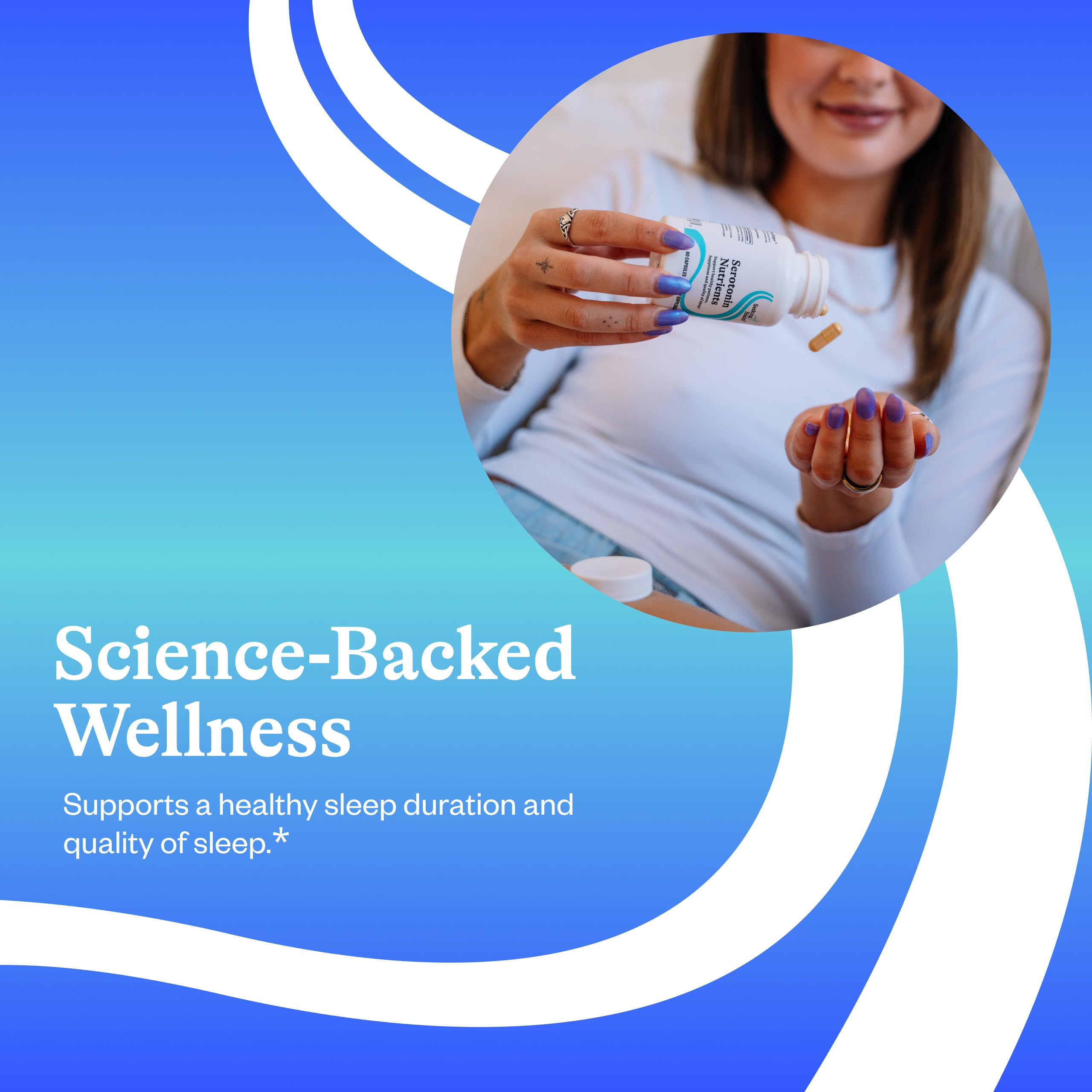 Nutrientes de Serotonina de Seeking Health: dosis diaria con Vitamina B6 para recuperación suave