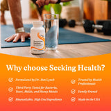 Dosis diaria de Seeking Health Testosterone Nutrients para energía sostenida