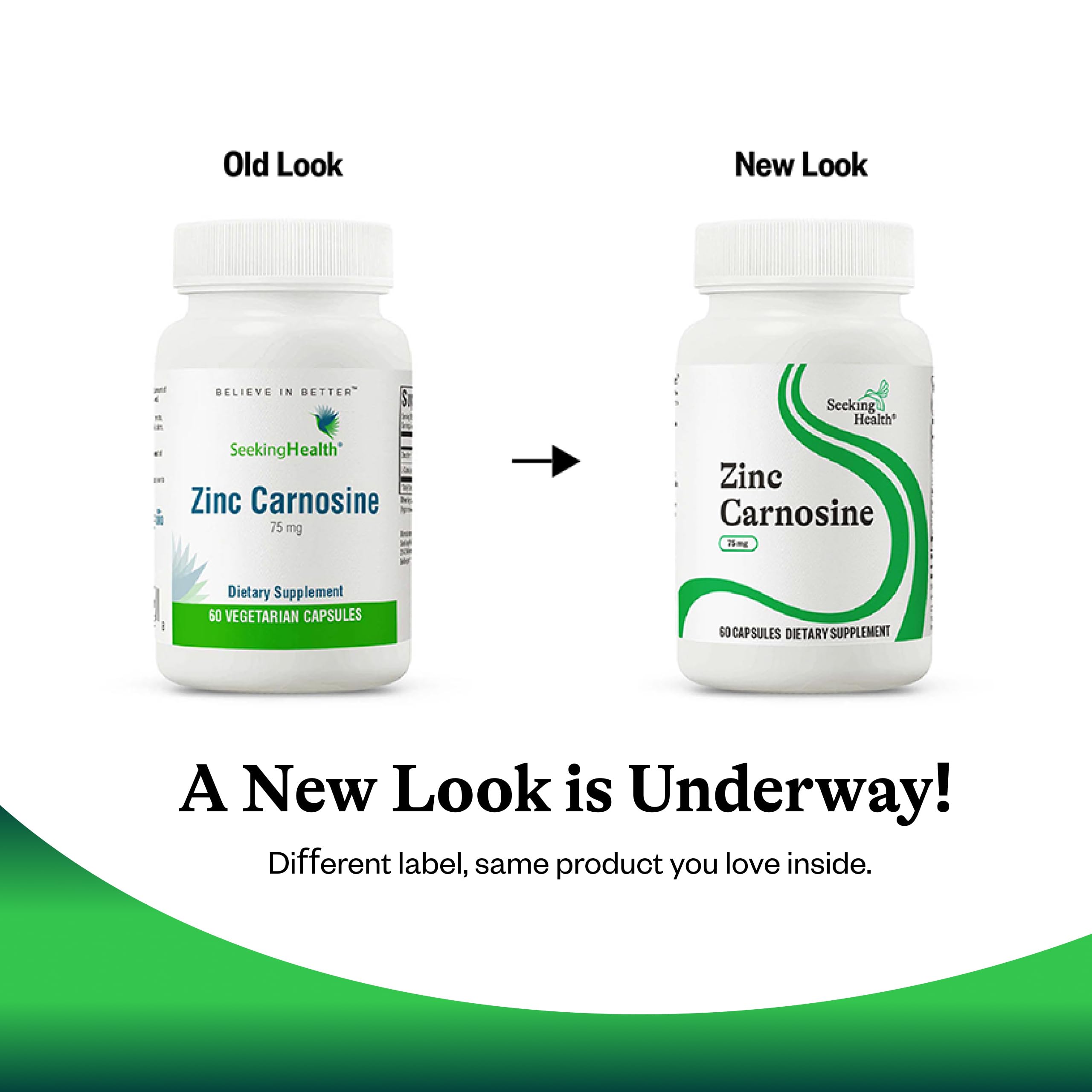 Seeking Health Zinc Carnosine, dosificación diaria: apoyo antioxidante potencial.