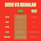 SEEQ Clear Whey Isolate Watermelon Wave protein scoop ready to mix
