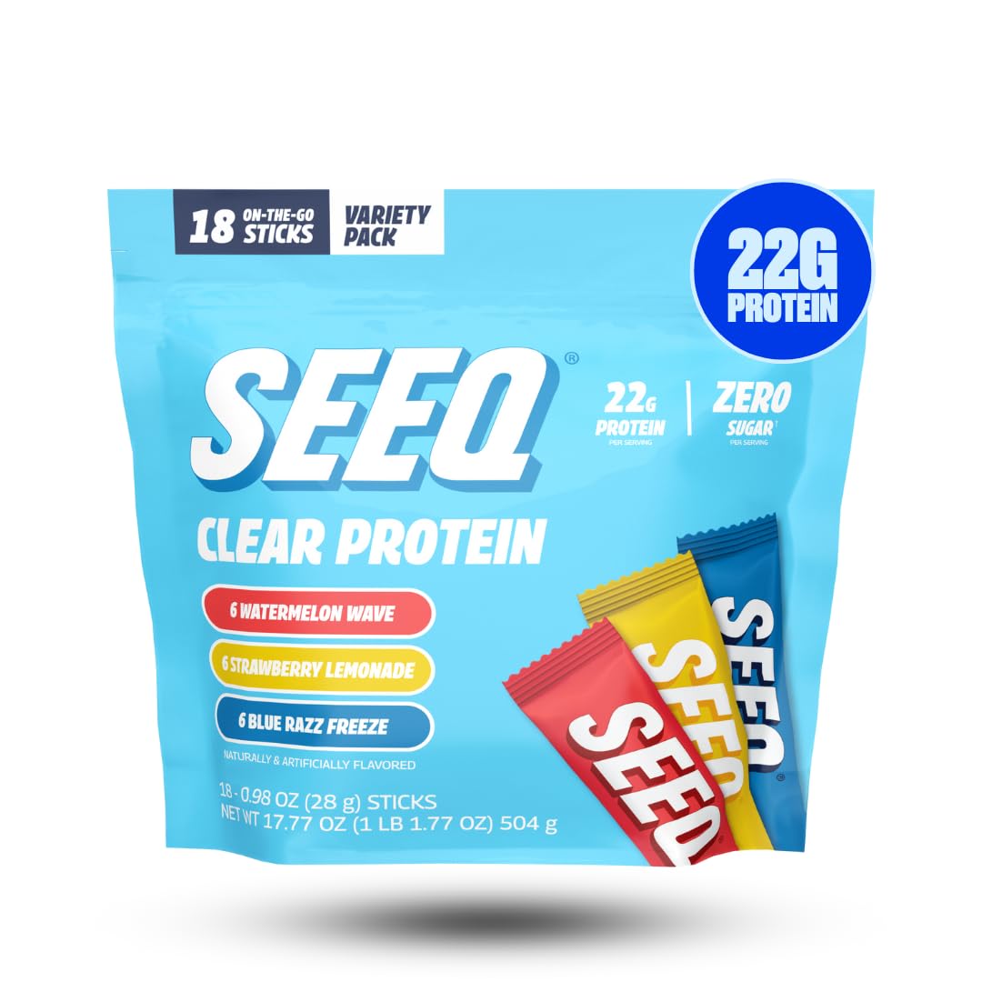 Seeq Protein: paquete de 18 sticks para llevar tras entrenar