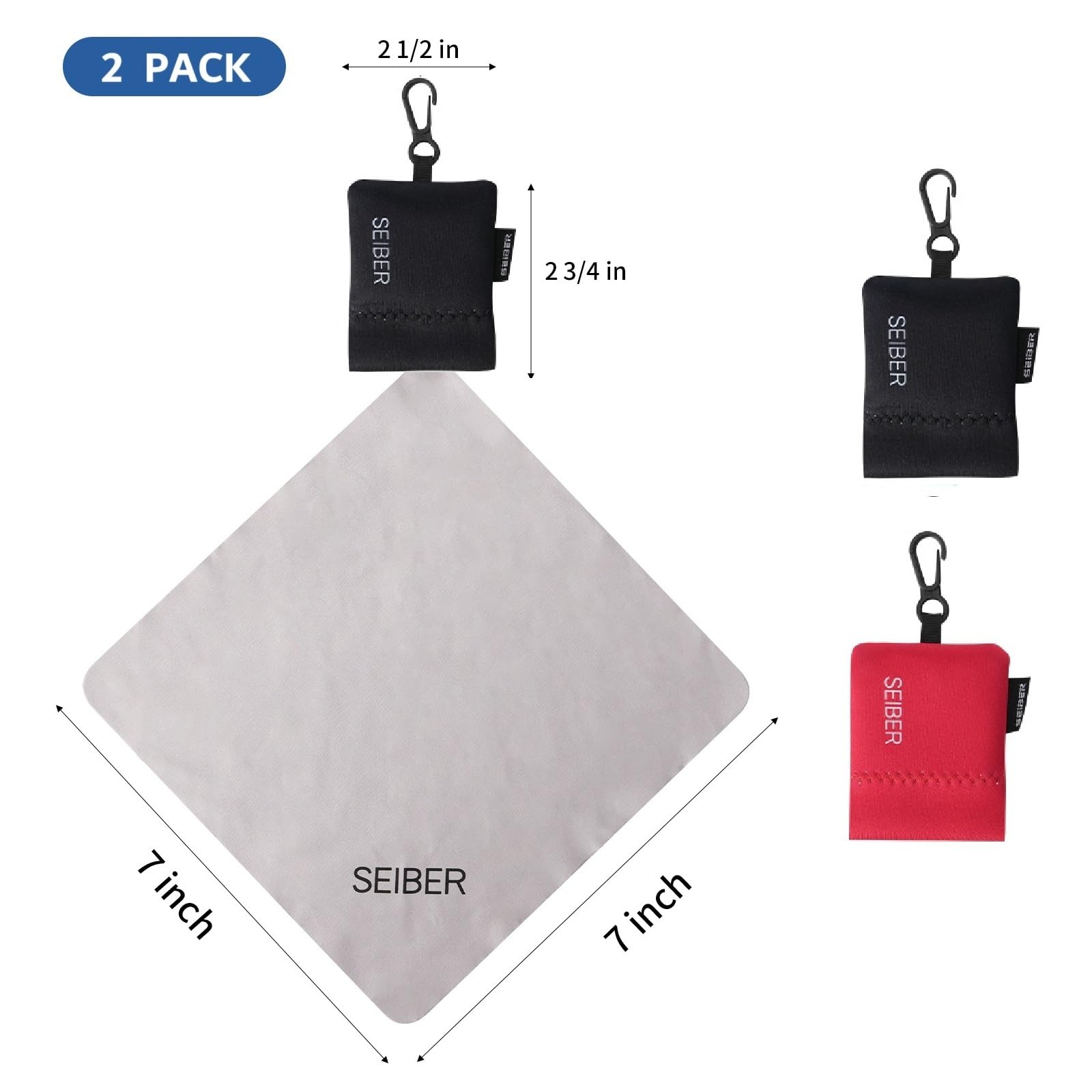 SEIBER diseño con cierre automático y funda de neopreno, evita la entrada de polvo.