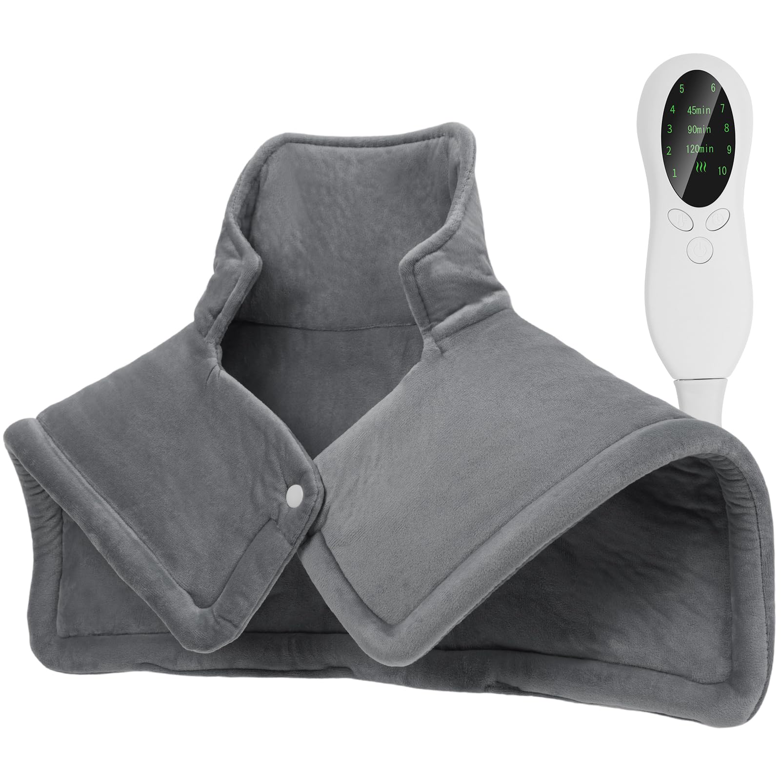 SEISSO almohadilla térmica cuello-hombros: relajación suave y calor uniforme