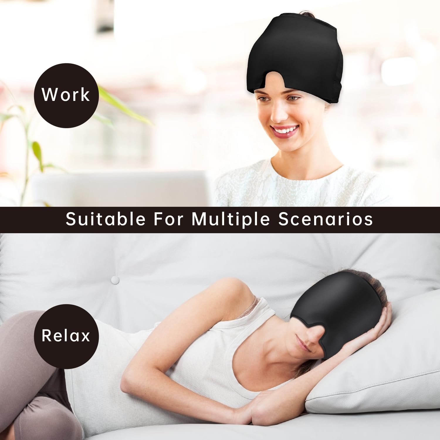 Uso flexible en dos formas para descanso o trabajo.