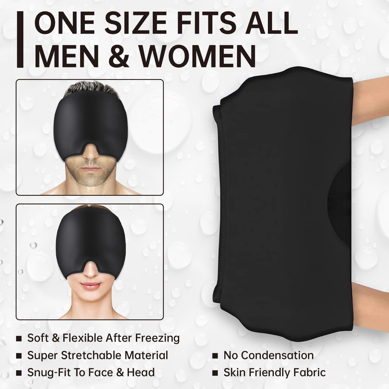 Gorra SEIWEHIDO en licra extensible para cabeza de todos.