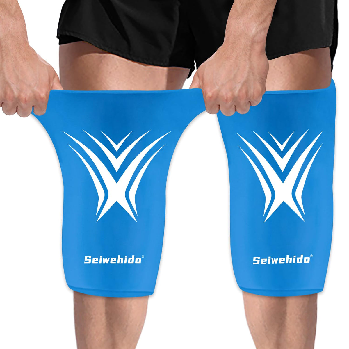 Seiwehido rodilla con gel extendido para mayor cobertura y confort.