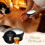 Sel Natural vela de masaje Cedro Sándalo para piel suave.