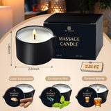 Sel Natural vela de masaje Eucalipto Menta para spa en casa.